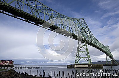Astoria Megler Bridge Oregon Editorial Stock Photo